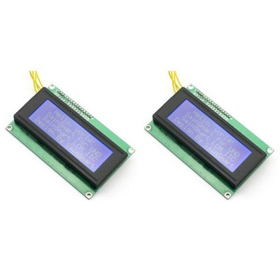 2 STÜCKE / I2C / TWI Serial 2004 Zeichen 20x4 LCD Display Modul Shield