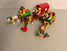 3x Kinder Ponykutsche Kutsche Figuren 4190 5221  6127 Reiterhof Playmobil 894