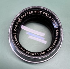 Wollensak 8.25  210mm f/6.8 Raptar Wide Field Copy Lens Dagor-type Covers 8x10
