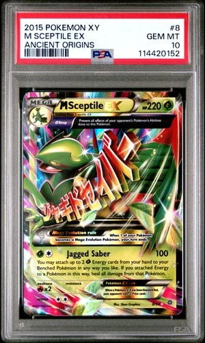 Pokemon M Sceptile EX Ancient Origins 8/98 PSA 10 Gem Mint