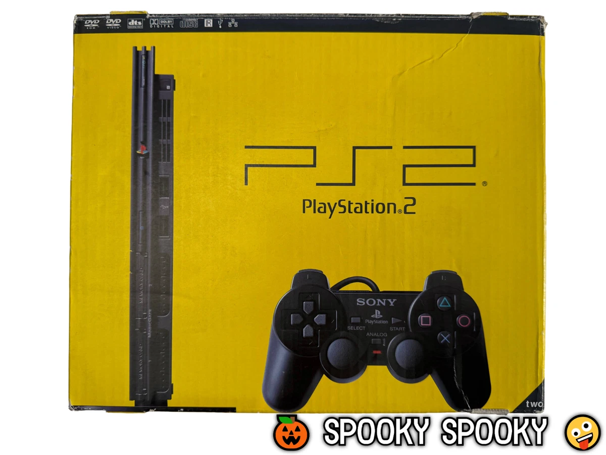 Console Sony PlayStation 2 Slim – Noir – PAL – Occasion