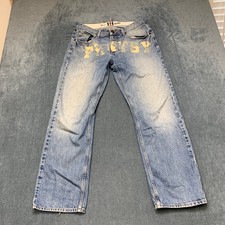 Vintage Tommy Hilfiger Relaxed Freedom Jeans Mens 31x30 Blue Denim Straight Leg