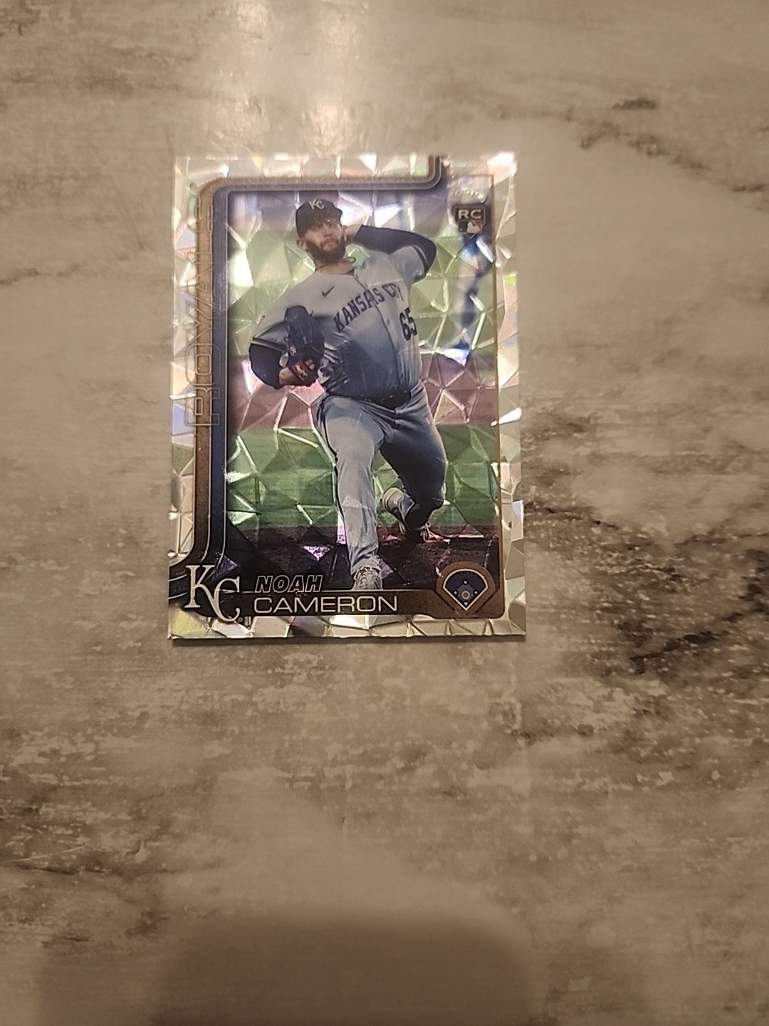 2025 Topps Update Noah Cameron RC #US65 Diamante Foil Kansas City Royals
