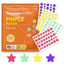 Stars Pimple Patches for Face, 4 Size 160 Counts Acne Patches, Hydrocolloid Patc