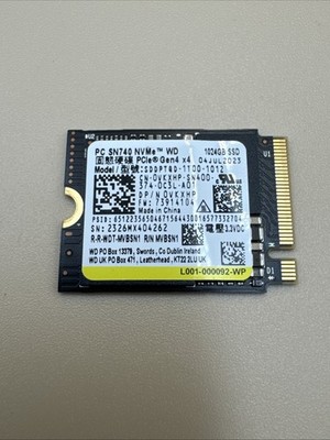 Western digital 1 TB Solid State Drive - PCI Express 4.0 x4 -NVMe M.2 2230 VKXHP