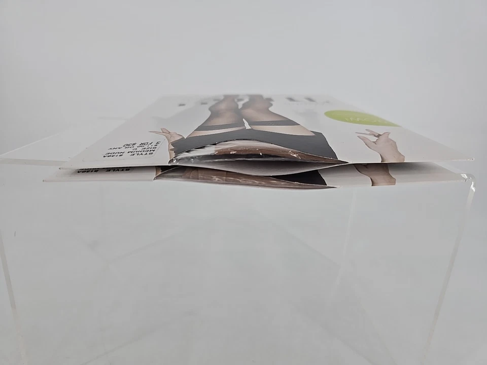 Lote de 2 Medias Nordstrom Diamante Banda Hasta el Muslo Para Mujer Talla C Medianas Desnudas Foto 4 de 4