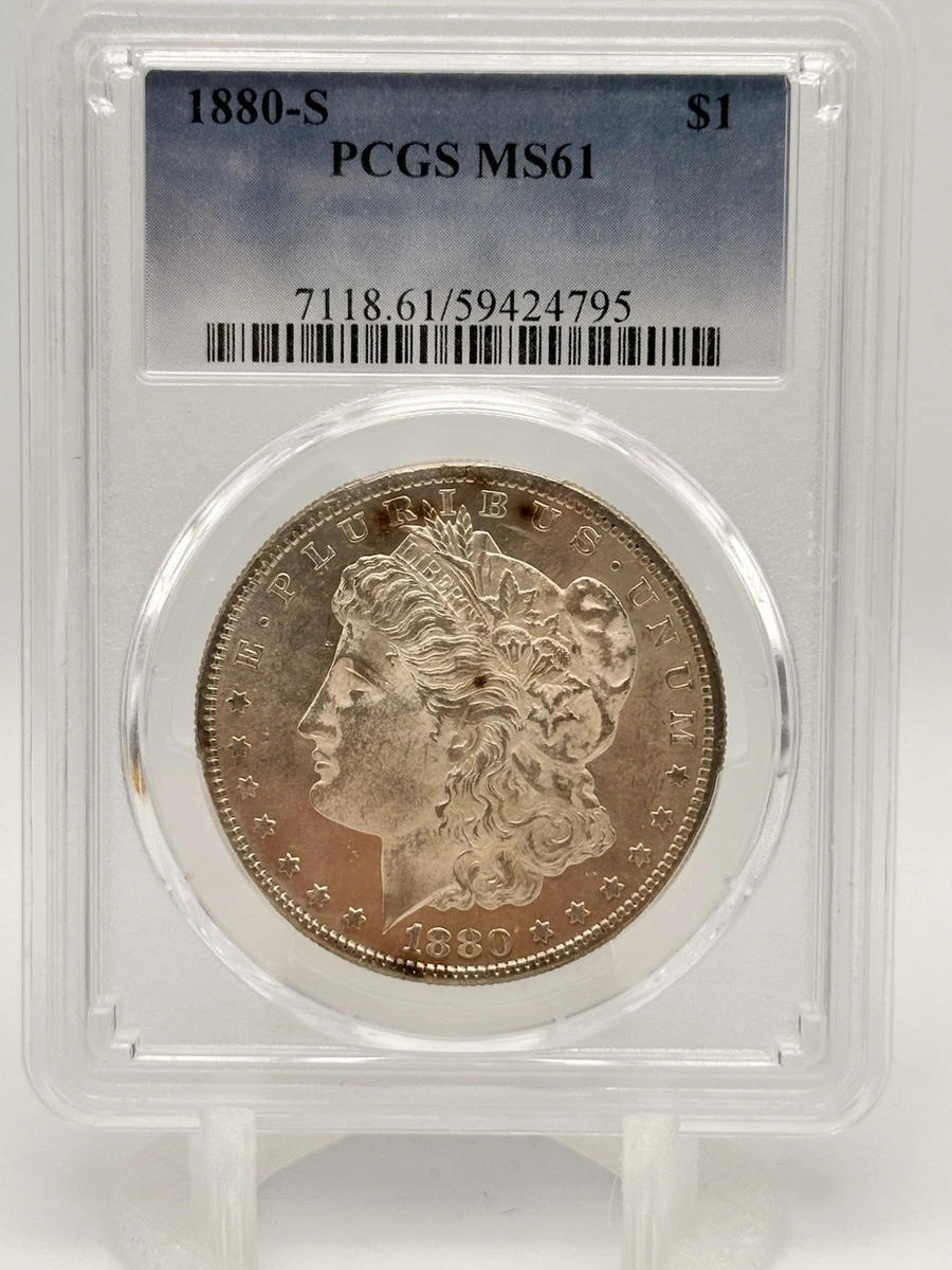 MS 61 Graded 1880 Year Morgan US Dollars (1878-1921) for sale | eBay