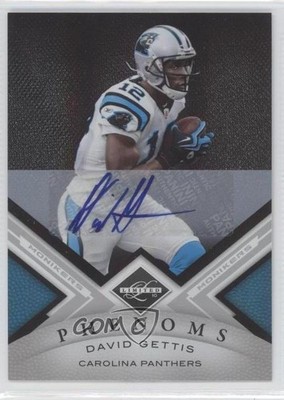2010 Panini Limited Phenoms Monikers Silver /199 David Gettis Rookie Auto RC 0a7