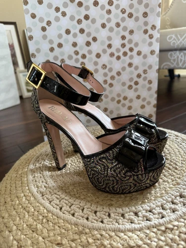 Décolleté D'Orsay RED VALENTINO originali stampate in vernice taglia 38 formali Fairycore