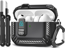 for AirPods Pro 3 Case 2025 New , Secure Lock Cases Cover with Cleaning Kit K