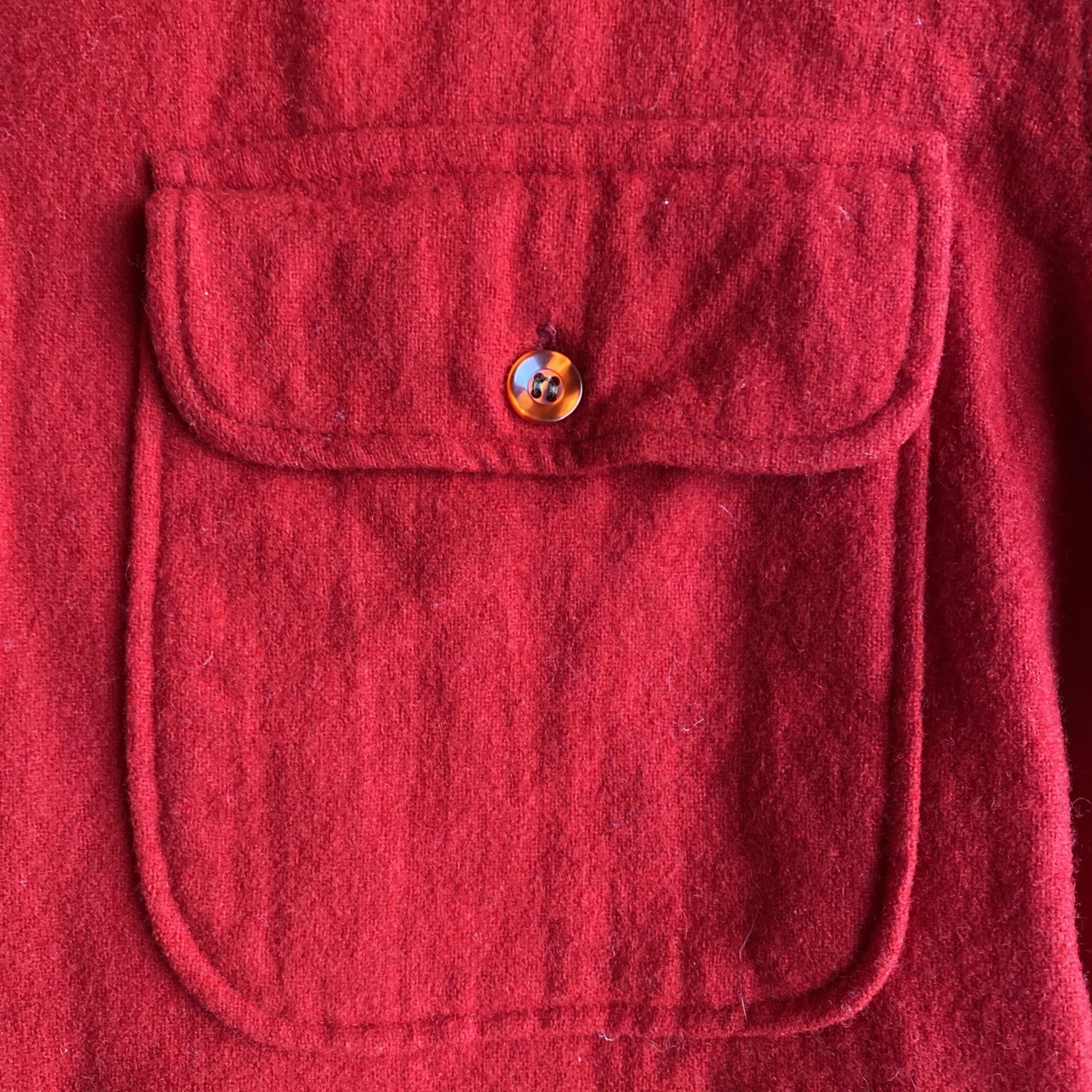 Vintage Wool Pendleton Medium Button Up Shirt - image 3