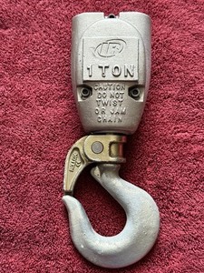 Ingersoll Rand Crosby Bullard 1 Ton Hook Assembly USA