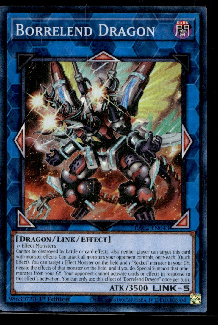 Borrelend Dragon (PCR) - RA02-EN043 - 1st Edition - YuGiOh