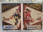MAGIC JOHNSON/JULIUS ERVING DUAL AUTO BOOKLET! SP #16/20! 2025 LEAF HISTORY BOOK