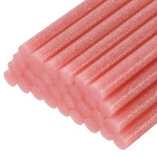 30pcs Mini Hot Glue Gun Sticks 4" x 0.27" for Glue Gun, Glitter Bright Red 0.32 per stick