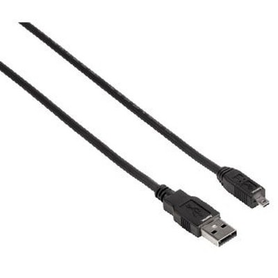 HAMA USB-2.0-Anschlusskabel, A-Stecker - Mini-B-St. (B8 Pin), 1,8 #37907016