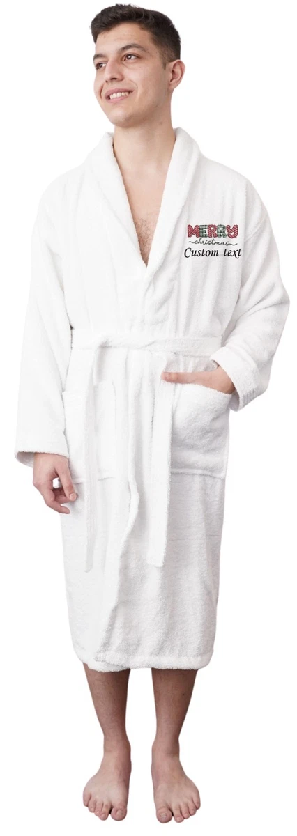 Personalized Bath Robe In Men's Sleepwear & Robes for sale | eBay