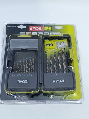 RYOBI HSS Bohrer-Set RAK19HSS, 19-teilig
