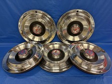 Vintage Set Of 5 1964 Amc 14 Hubcaps Rambler American Vintage Set Of 5 1964 Amc 14 Hubcaps Rambler American