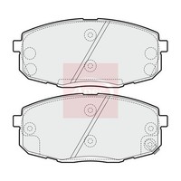 Kia Pro Cee'd Ed 2008-2013 BremsbeläGe Vorne (R90) PAD1555