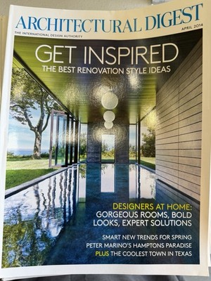 Architectural Digest April 2014 Designers at Home Peter Marino