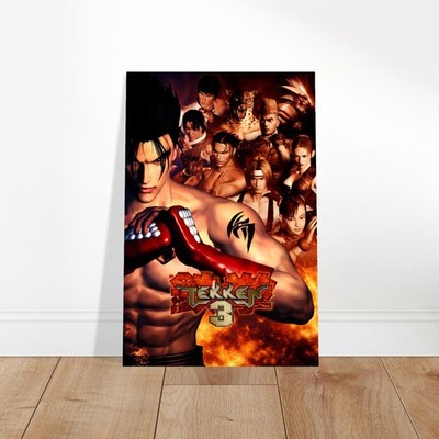 TEKKEN 3 POSTER PS1 GAME COVER ART CLASSIC FIGHTING LEGENDS LINEUP