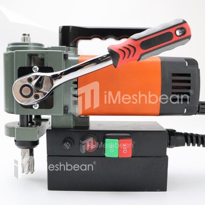 1380W Magnetic Drill Press Low Profile Drilling Machine with 3/4'' Annular Cutter