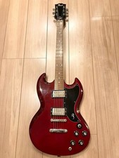 Matsumoku SG Pearl Vintage E-Gitarre mit Gurt und Koffer
