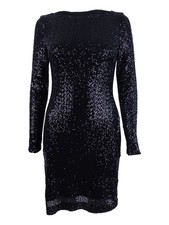 Lauren Ralph Lauren Women's Sequined Cutout-Back Dress