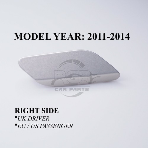 Droit Phares Laveur Capuchon cap pour VW Jetta A6 2011-2014 Argent Feuille LR7L - Photo 1 sur 10