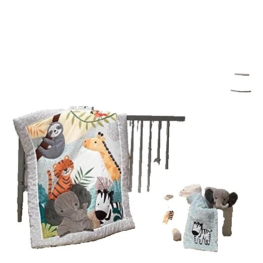 Jungle Crib Synthetic Nursery Bedding