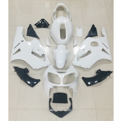 ニルヴァーナパーツ Unpainted White Fairing Kit For Kawasaki Ninja ZX12R 2000 2001 ABS