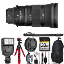 Nikon Z 180-600mm f/5.6-6.3 VR Lens  Flash - 32GB Accessory Kit