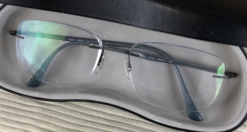 Marco de gafas Ray-Ban RB8725 1028 LightRay sin montura solo Italia 54-17-140 gris - Imagen 5 de 11