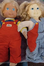 Lot Of 2 Vintage Hasbro 1985 22" My Buddy No Hat/Shoes + Playskool Kid Sister