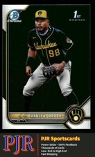 2022 Bowman #BCP-15 Branlyn Jaraba  Chrome Prospects Milwaukee Brewers