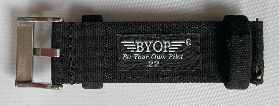 BYOP 快速释放帆布肩带 - 22 毫米 — 第 3/4 张图片