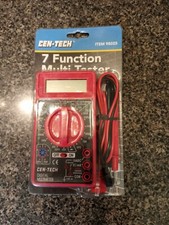 NEW CEN-TECH 7-Function DIGITAL MULTIMETER AC/DC Voltage Current Continuity