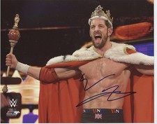 KING WADE BARRETT WWE SIGNED 8x10 PHOTOFILE PHOTO AUTOGRAPH w/ COA