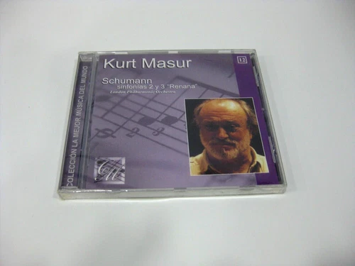 Schumann CD Sinfonias 2 And 3 Renana - Kurt Masur (New Sealed)