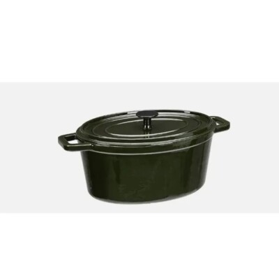 Brand New Amazon Basics Dutch Oven Premium Enamelled Cast