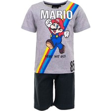 ✅SUPER MARIO SHORTY/PYJAMA/SCHLAFANZUG✅FÜR JUNGS* GR  98/104/110/116/122/128*NEU