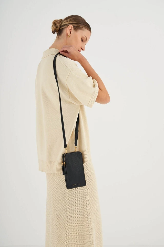 Oroton Lilly Phone Crossbody Bag Leather Case - Image 3 of 4