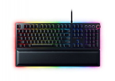 Razer Huntsman Elite Gaming Keyboard Opto-Mechanical Purple Switches UK