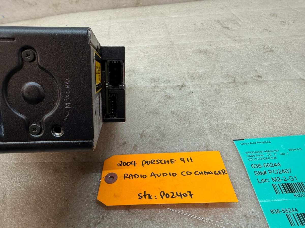 03 04 05 PORSCHE 996 911 OEM CDC-4 OEM CD CHANGER RADIO STEREO | eBay