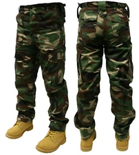 MENS ARMY CARGO CAMO COMBAT MILITARY  TROUSERS CAMOUFLAGE PANTS CASUAL UK 30-44