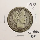 1900 O Barber Half Dollar 50c Scratches  #1