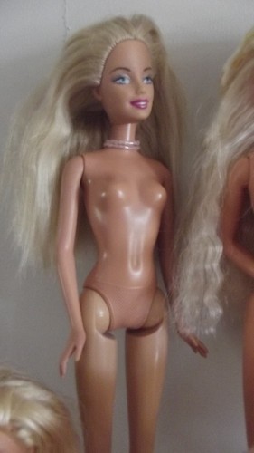 BARBIE BLONDE HAIR 6 NUDE DOLL LOT 1 - Picture 8 of 14