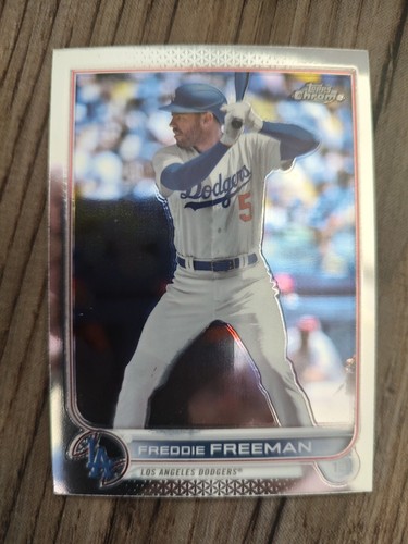 2022 Topps Chrome Update Freddie Freeman #USC54 Los Angeles Dodgers