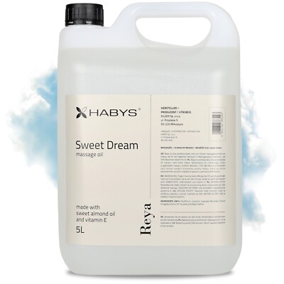 HABYS REYA Sweet Dream Massageöl Öl | Süßlich-blumiger Duft | 5L